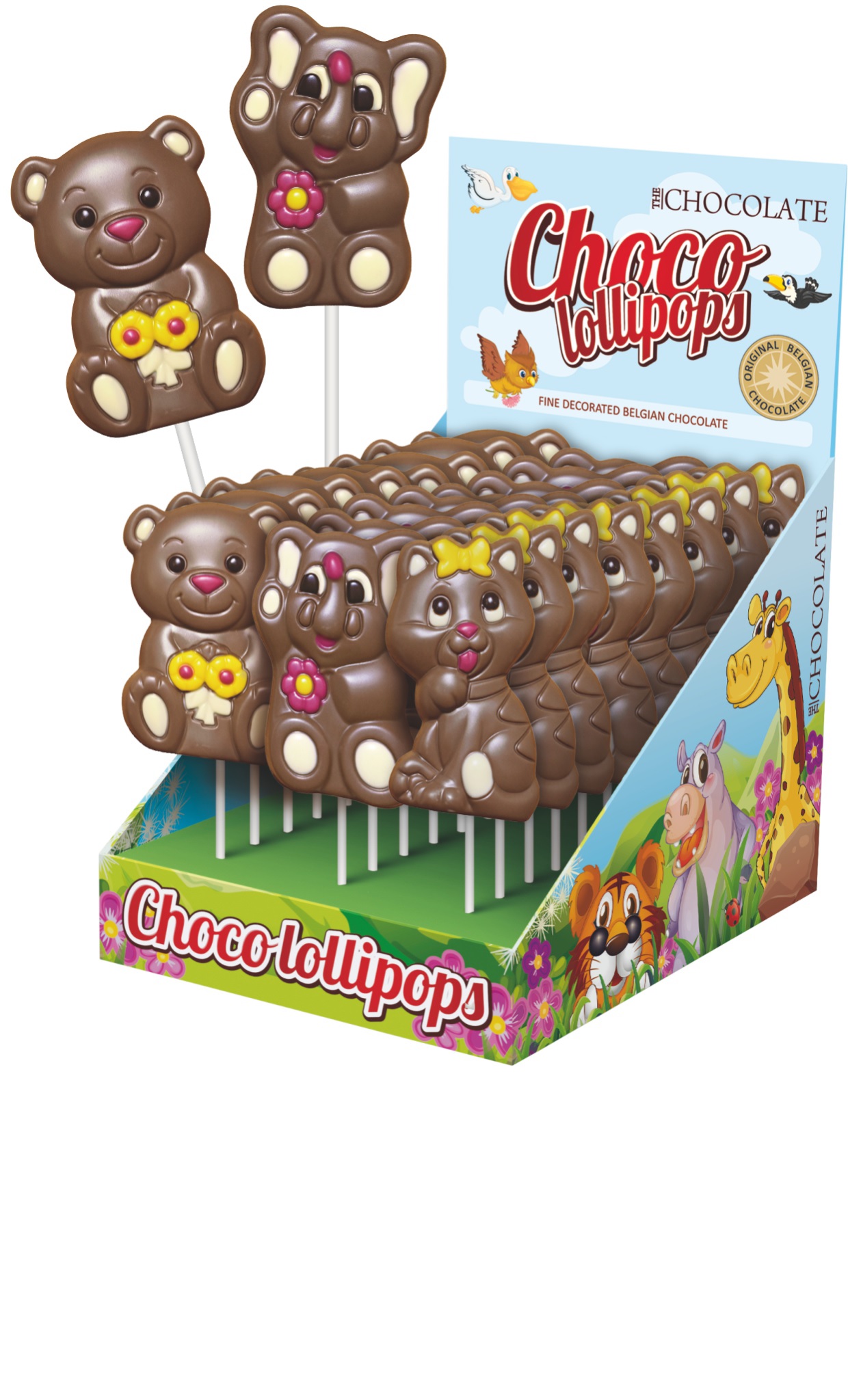 Schokoladen Tier Lollies